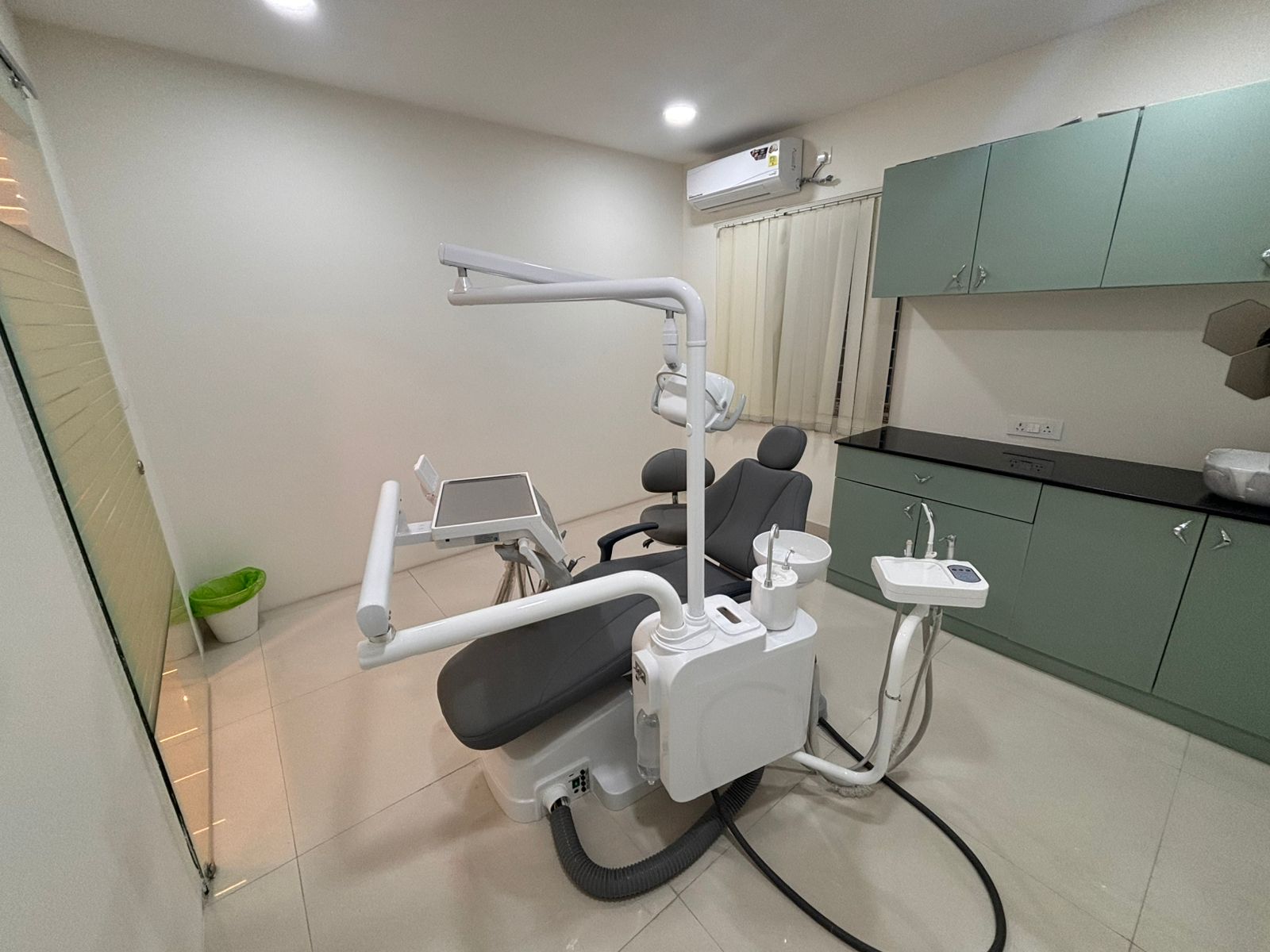 Clean and modern treatment room