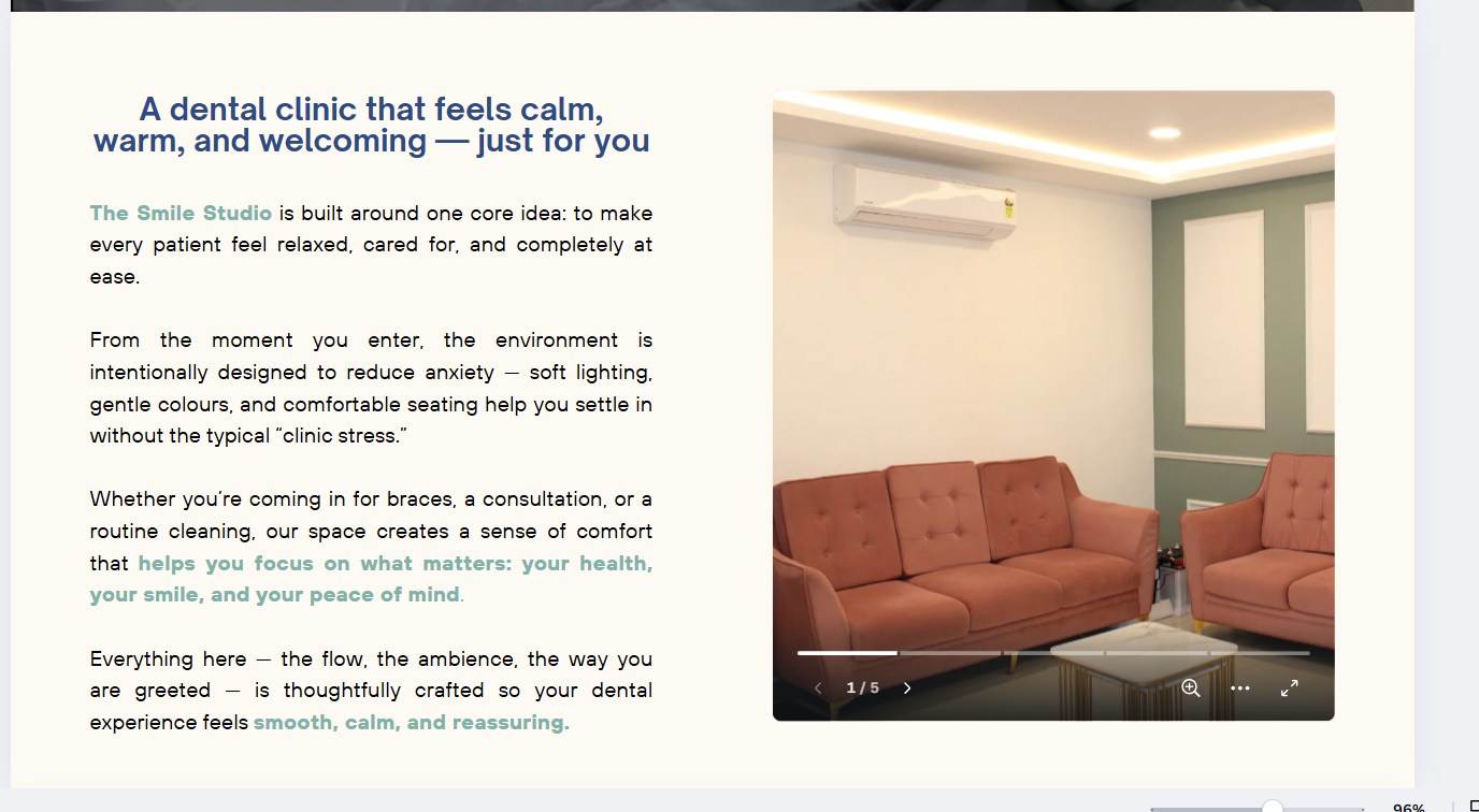 Modern dental clinic waiting area in Alkapur Township